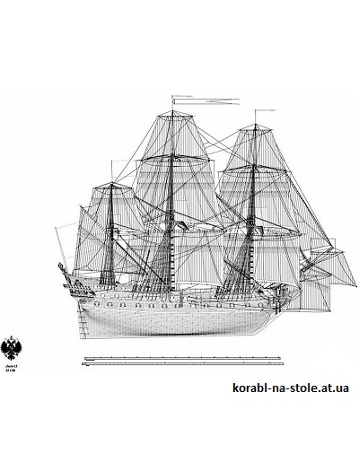 Пантелеймон-Виктория, 66- пушечный линейный корабль, 1719